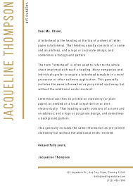 It typically includes the company logo, company name, address, and contact information. 25 Cover Letter Examples Canva