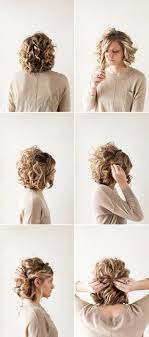 Peinado Estilo Casual Para Cabello Corto Short Hair Updo Curly Hair Styles Naturally Short Hair Twist Styles