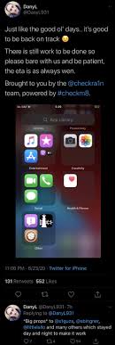 | hepinize merhaba arkadaşlar bu videoda roblox jailbreak 'ta para bug veya para hilesi diyebileceğimiz birşey gösterdim. Checkra1n Team Gets Jailbreak Working On Ios 14 Beta