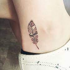 32 Small Feather Tattoo That Will Make You Want To Get Inked Small Feather Tattoo Feather Tattoo Ankle Feather Tattoos
