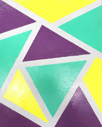 Easy Abstract Geometric Acrylic Painting Scyap