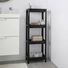 Vesken Regal Schwarz Ikea Deutschland In 2020 Regal Schwarz Badezimmer Innenausstattung Regal