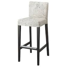 Franklin Bar Stool With Backrest Foldable Black Black Width 20 1 2 Learn More Ikea In 2020 Bar Stools White Bar Stools Bar Stool Covers