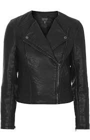 Topshop Faux Leather Biker Jacket 95 Topshop Lookastic