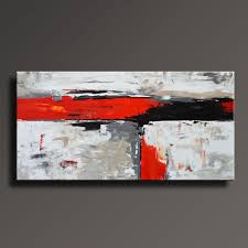 Acrylic Black White And Red Paintings 48 Original Abstract Painting Black White Gray Red Painting On Canvas Contemporary Abstract Modern Art Wall Decor Ab58i3f Red Abstract Painting Red Abstract Art Grey Abstract Art