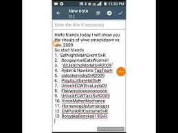 Adding video game cheat codes . Cheats Of Wwe Smackdown Vs Raw 2009 In Ppsspp Youtube
