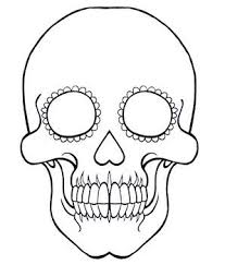 Undefined Sugar Skull Drawing Skull Sketch Skull Coloring Pages