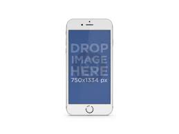 Placeit Iphone Png Mockup Of Portrait White Iphone 7 With Different Backgrounds White Iphone Iphone Iphone Mockup