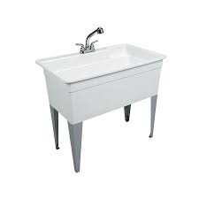 Bath tub is the industry's the maui 60 in. Mustee 40 In X 24 In 1 Basin White Freestanding Utility Tub With Drain And Faucet In The Utility Sinks Department At Lowes Com