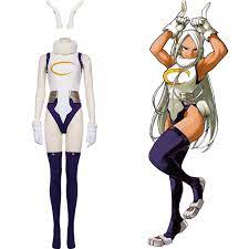 Had some difficulty getting all the pieces to fit together, her armpits are a little ugly :( but you can see she dwarfs many of the commercially available bnha figures. My Hero Academia Cosplay Costume Rabbit Miruko Cosplay Sexy Jumpsuit Boku No Hero Academia Bunny Girl Cosplay Rompers Suit Aliexpress