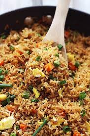 This comforting weeknight casserole recipe features plenty of mushrooms and asparagus combined with chicken and brown rice and a creamy parmesan cheese sauce. The Best Fried Rice Creme De La Crumb Easy Rice Recipes Recipes Best Fried Rice Recipe