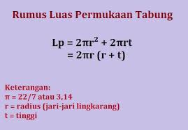Latihan soal kelas 6 pts penilaian tengah semester 2 mupel matematika dan kunci jawaban aneka pendidikan. Rumus Volume Luas Permukaan Tabung Contoh Soal Lengkap