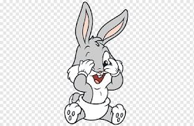 Baby Bugs Bunny Easter Bunny Bugs Bunny Rabbit Baby Bunnies Cartoon Bunny Hand Painted Rabbit Cute Selling Sprouting Watercolor Painting White Child Png Pngwing