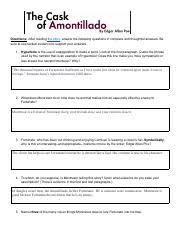 The Cask Of Amontillado