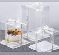 ACETATE BOX 🔴for cake - 6 inches 6 " - SINGLE LAYER (8.3 X ...