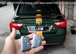 I'd get one with a cell phone app or a secondary remote. Leon Proton Fully Keyless Entry Intelligent Smart Alarm System With Push Start Button And Engine Auto Start Module Lazada