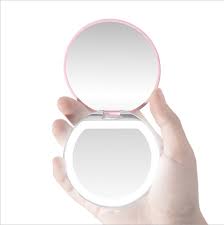 Choose from the many existing lighting styles that we offer, including led dot patterns, bar formations and our 360 illuminated edges. Usb Rechargeable Pocket Compact Mini Led Makeup Mirror Vanity Touch Sensor Cosmetic Mirror Buy Cosmetic Mirror Pocket Makeup Mirror Compact Mirror Product On Alibaba Com