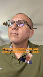 The face you make when your client’s #daca renewal is approved in 1 week!  🎉 Remember to renew your DACA 120-150 days before it expires. Doing your  renewal application online is the quickest, cheapest, ...