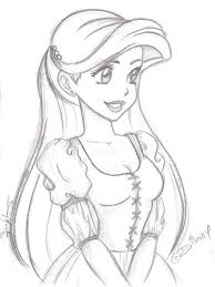 Ariel Sketch Schizzi D Arte Disegni Disney Schizzi