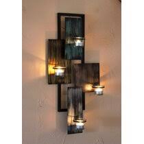 Elegant lighting foreside home & garden franklin iron works. Sconce Candle Holders You Ll Love Wayfair Co Uk