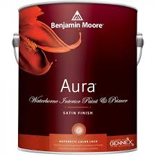 Plus aura is highly durable lasting years without fading cracking or aura exterior paint provides incomparable coverage, meaning you will not need to buy as much to finish. Benjamin Moore Aura Interior Paint Satin