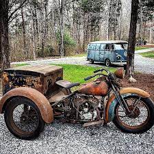 Mike Wolfe On Instagram Found Under A Porch In Vicksburg Mississippi Rustygold 1937 Servicar Harle Harley Davidson Motorrader Autos Und Motorrader Dreirad
