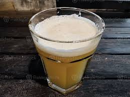 Draft Beer Glass On The Table