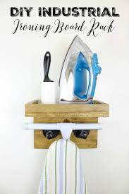 Find a small section of wall space fresh and built in ironing board. Scrap Wood Industrial Ironing Board Rack Pretty Handy Girl