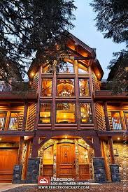 Homes designed by oregonians for oregonians. Custom Log Home By Precisioncraft Log Homes Located In Oregon Log Homes Log Cabin Homes Cabin Homes