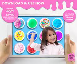 Slime Zoom Background Virtual Background Slime Party Zoom Background Skype Background Zoom Birthday Zoom Party Zoom Class Slime Birthday Slime Party Craft Party