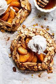 Ginger Peach Galettes Healthy Little Vittles Recipe Ginger Recipes Vegan Dessert Recipes Ginger Peach