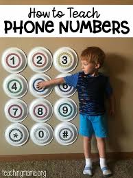 How To Teach Phone Numbers Hyperlexiaactivities Hyperlexiatips Preschool Learning Activities Toddler Learning Activities Preschool Learning