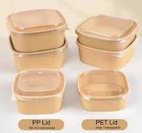 Square Paper Bowls | Bioleader® Biodegradable Tableware