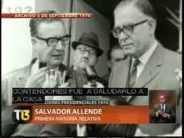 De wikipedia, la enciclopedia libre. 1970 Elecciones Presidenciales Triunfo De Alllende Teletrece 04 09 2013 Youtube