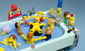 Springfield Pool Mobile The Brothers Brick Lego Simpsons Lego Cool Lego