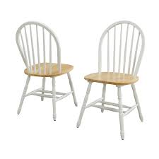 Shop from the world's largest selection and best deals for wooden kitchen traditional chairs. Set Of 2 Wooden Dining Chairs Home Kitchen Farmhouse Furniture White Oak Wood Ebay