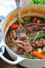 This is a flavorful but tough cut from the shoulder often ground for hamburger. Dutch Oven Pot Roast The Seasoned Mom