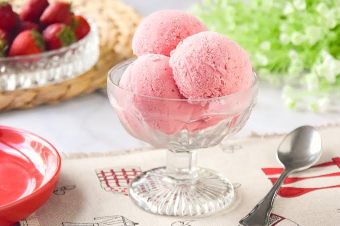 Helado de Fresa