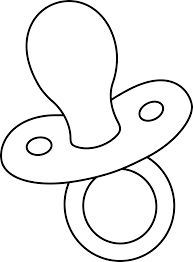Baby clipart black and white. Download Baby Clipart Black And White Baby Pacifier Clipart Black And White Png Image With No Background Pngkey Com