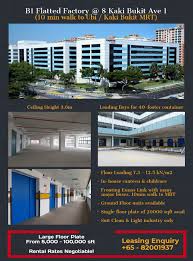 See live departures, timetables, route information, journey planning and more from station kaki bukit. B1 Warehouse For Rent 8 Kaki Bukit Ave 1 Near Ubi Mrt