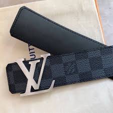 Shining louis belt with buckle: Louis Vuitton Men S Belt Men S Belt Black Grid Fashion Casual All Match Cowhide Belt 4 0cm Lv Belt B Shopee Philippines