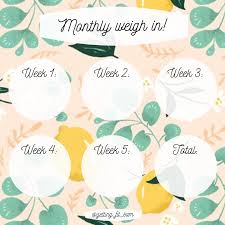 This video is not sponsored, some links are affiliate links. 2020 Weight Loss Calendar Template Guru Galeri