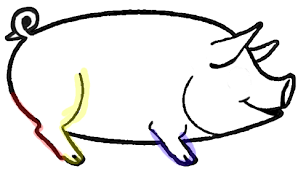 How To Draw Cartoon Pigs With Easy Step By Step Instructions How To Draw Step By Step Drawing Tutorials The only challenge you may encounter is the head and the face.