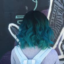 Dark blue balayage for long hair, jet black hair color with midnight blue highlights for medium length, ideas for short hair, and useful tips are. Blue Hair Tumblr Girl