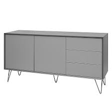 Sideboard Jerrell I Mat Grijs Home24 Be Zijtafel Meubel Ideeen Dressoir