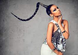 Ancient Egypt Inspired Fashion Photoshoot Long Braid And Silver More In The Blog Ana Gely A Egyptian Hairstyles Couture Hairstyles High Ponytail Hairstyles
