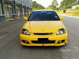 Kereta secondhand, batu caves (town). Honda Civic 2000 Type R 2 0 In Labuan Manual Hatchback Yellow For Rm 8 200 4661491 Carlist My