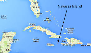 Navassa's town hall and police department. Navassa Island