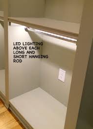 When it's finally time to change the battery, you won't have to break out the screwdriver or consult the. Led Lighting Mary Sherwood Lifestyles Closet Custom Led Lighting Rod Closet Remodel Closet Bedroom Master Closet