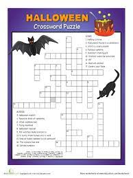Check spelling or type a new query. Halloween Crossword 5 Worksheet